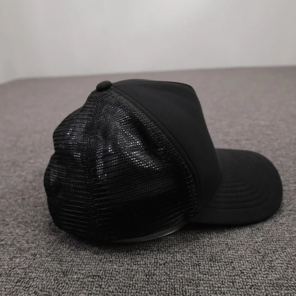 James Perse Hat Cap Snap Back Mens One Size Black Live Nation Mesh Trucker